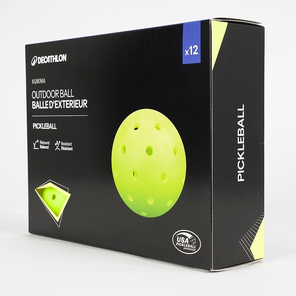 Decathlon ピックルボール用ボール 12個セット USAPA公認 YEL
