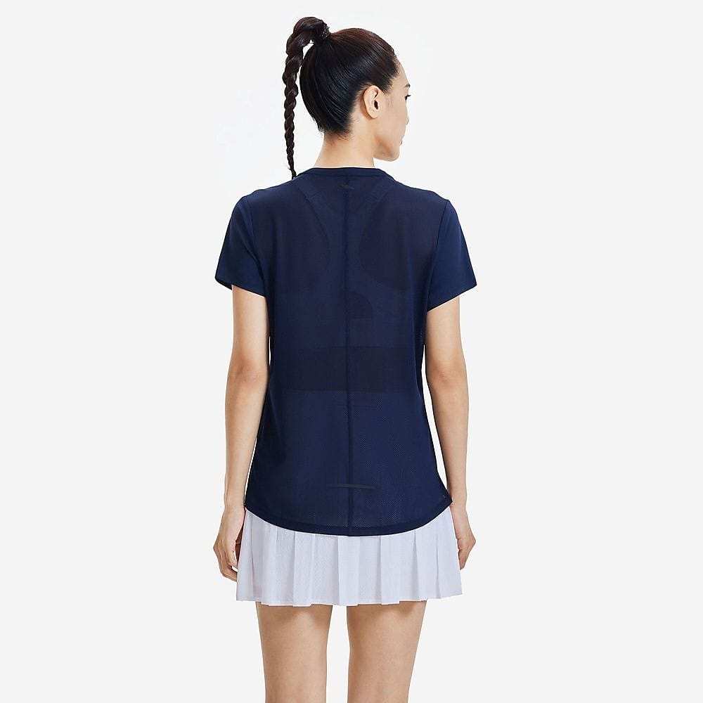 KIPRUN レディース TシャツRun500 透湿性 速乾性 NVY
