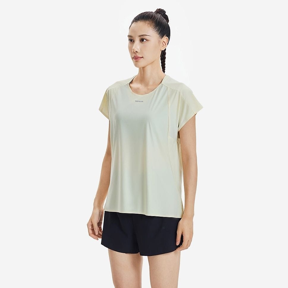 KIPRUNレディースTシャツRUN900 LIGHT 速乾 YEL