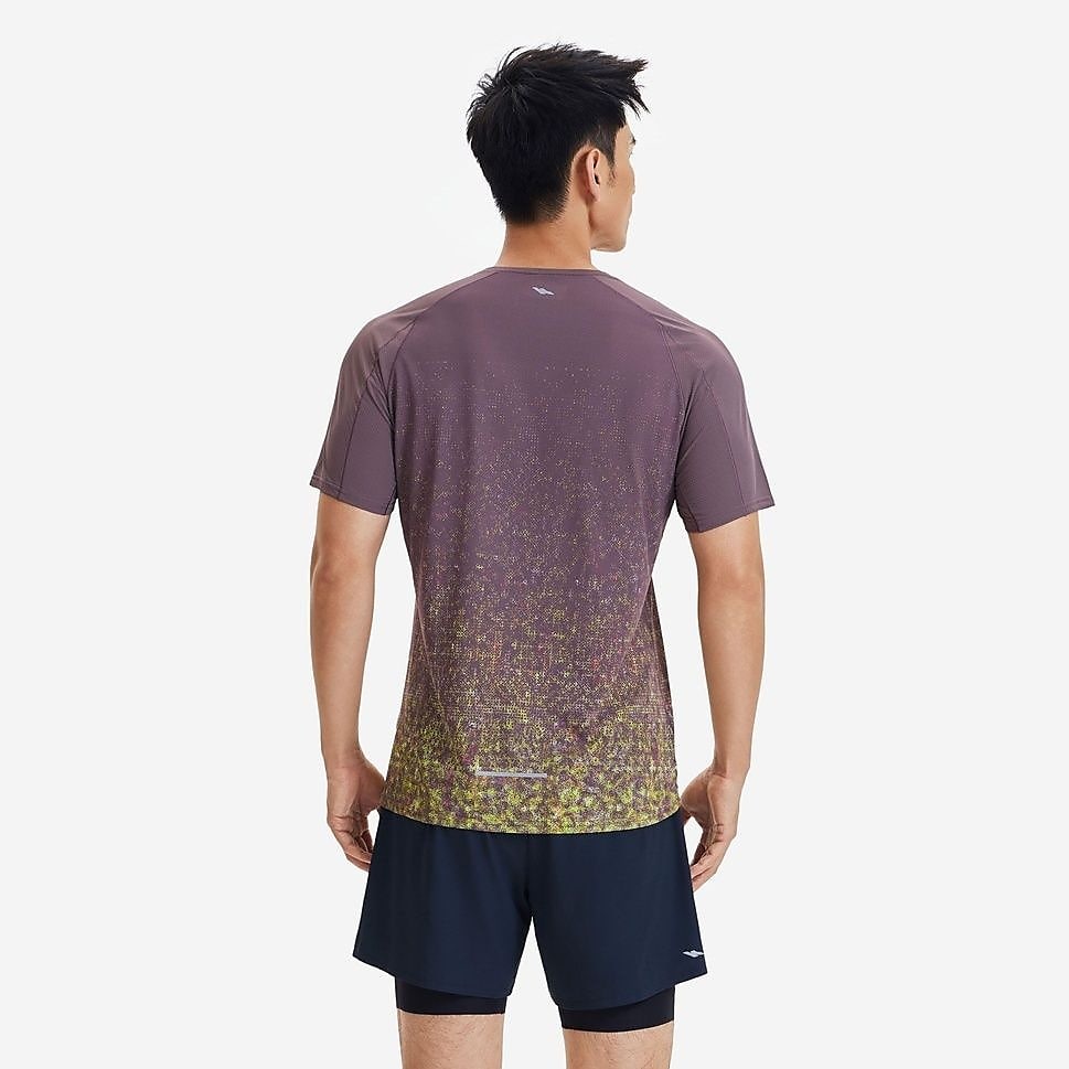 KIPRUNメンズTシャツRUN500 RESIST BRN