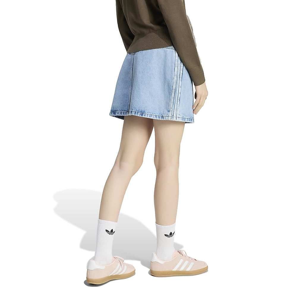 3 STRIPES MINI SKIRT DENIM