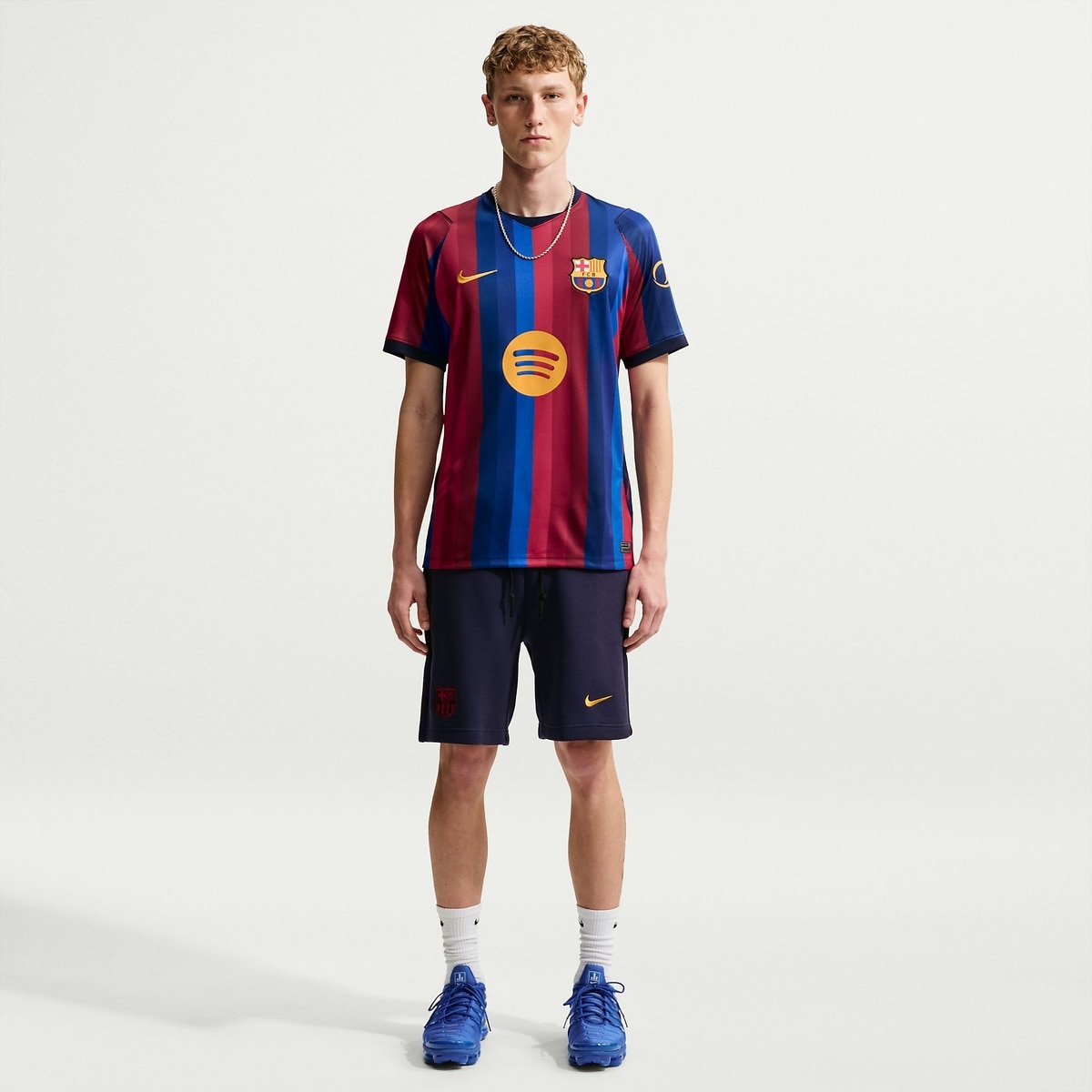 ナイキ FCB DF JSY STAD HM S/S トップ