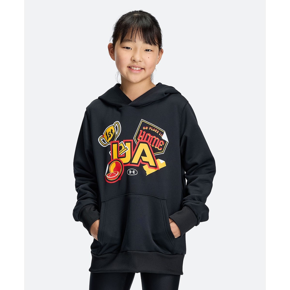 UA RIVAL LIGHTWEIGHT TERRY GRAPHIC HOODIE