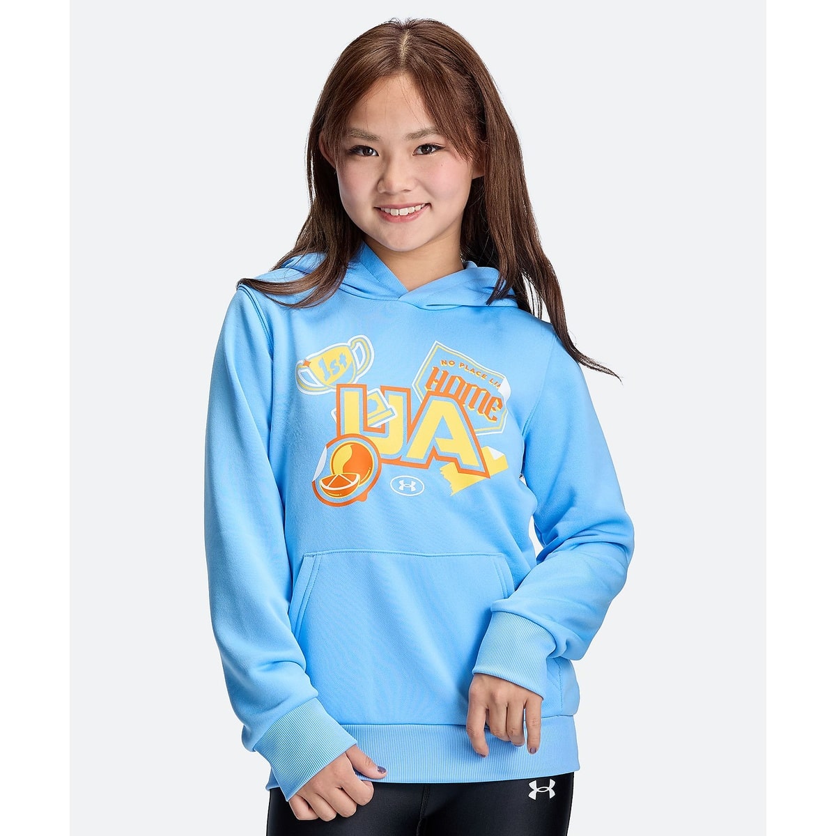 UA RIVAL LIGHTWEIGHT TERRY GRAPHIC HOODIE