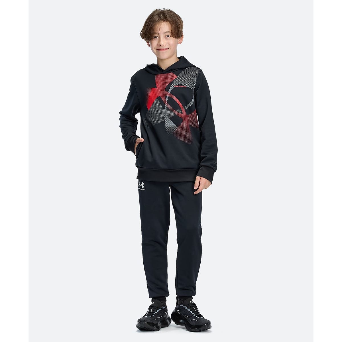 UA TECH TERRY SUPER BIG LOGO HOODIE