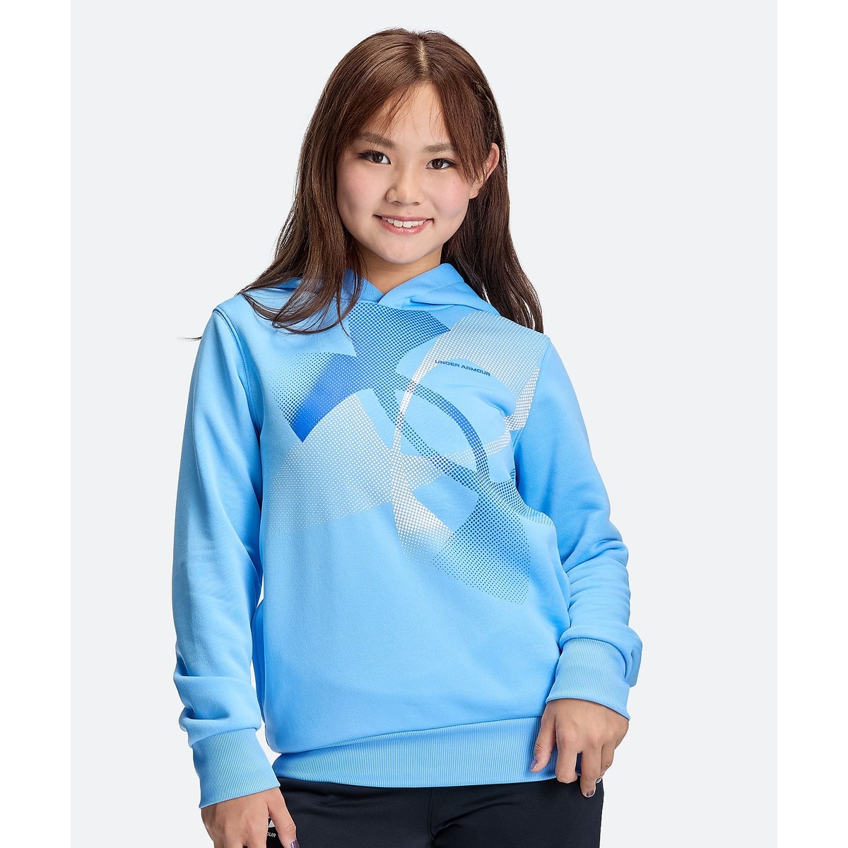 UA TECH TERRY SUPER BIG LOGO HOODIE