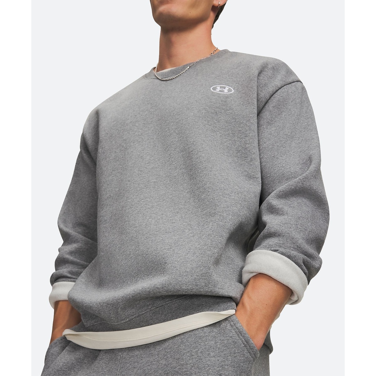 UA RIVAL FLEECE CREW