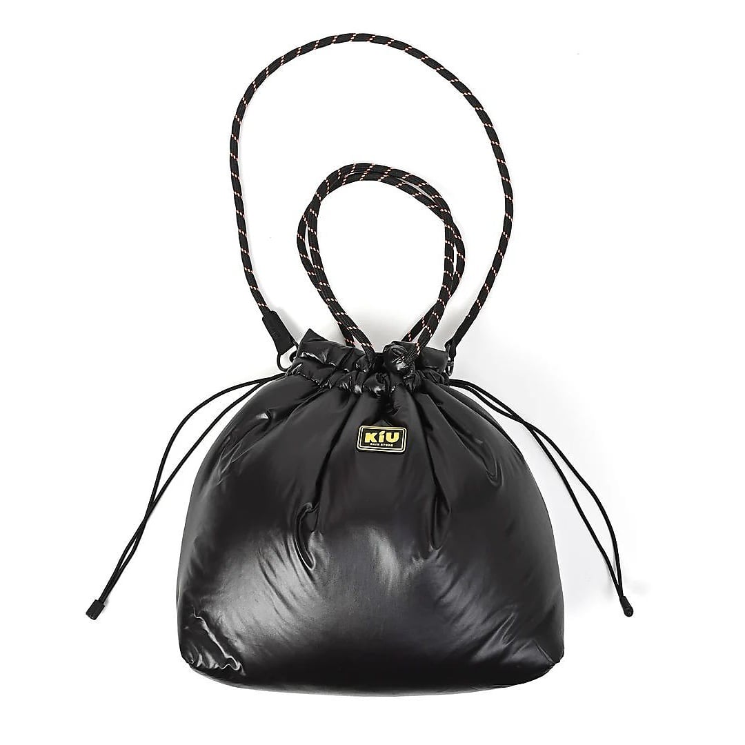 [KiU PUFFY PARACORD TOTE BAG]シルバー