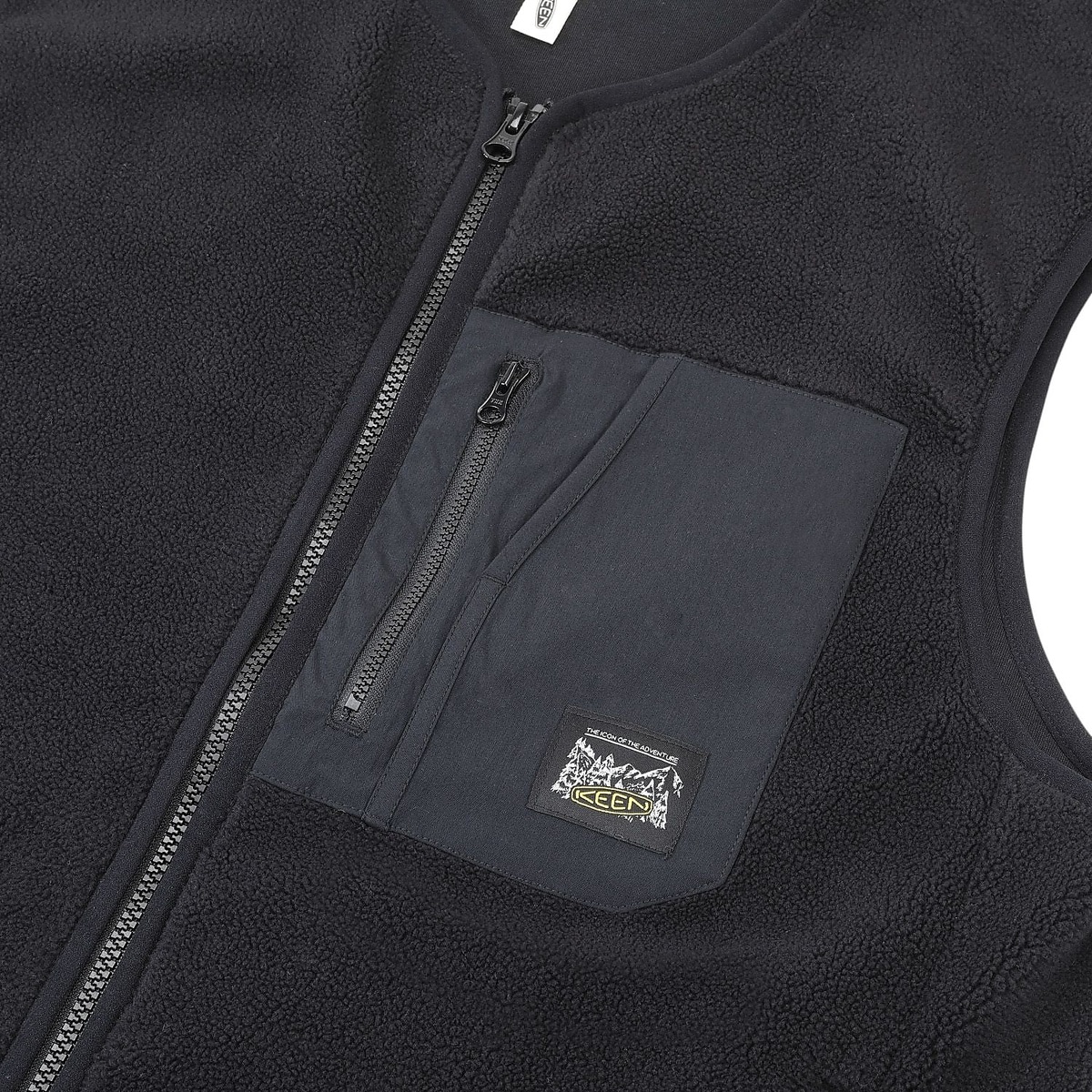 ジンジャー ブラッシュド フルジップ ベスト(GINGER BRUSHED FULL ZIP VEST)