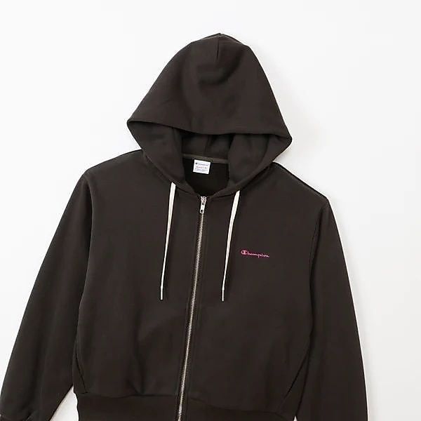 W ZIP HOODED SWEATSHIRT