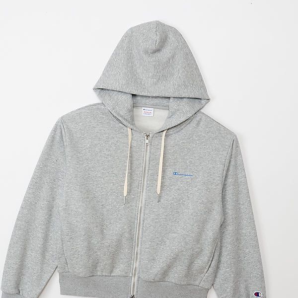 W ZIP HOODED SWEATSHIRT