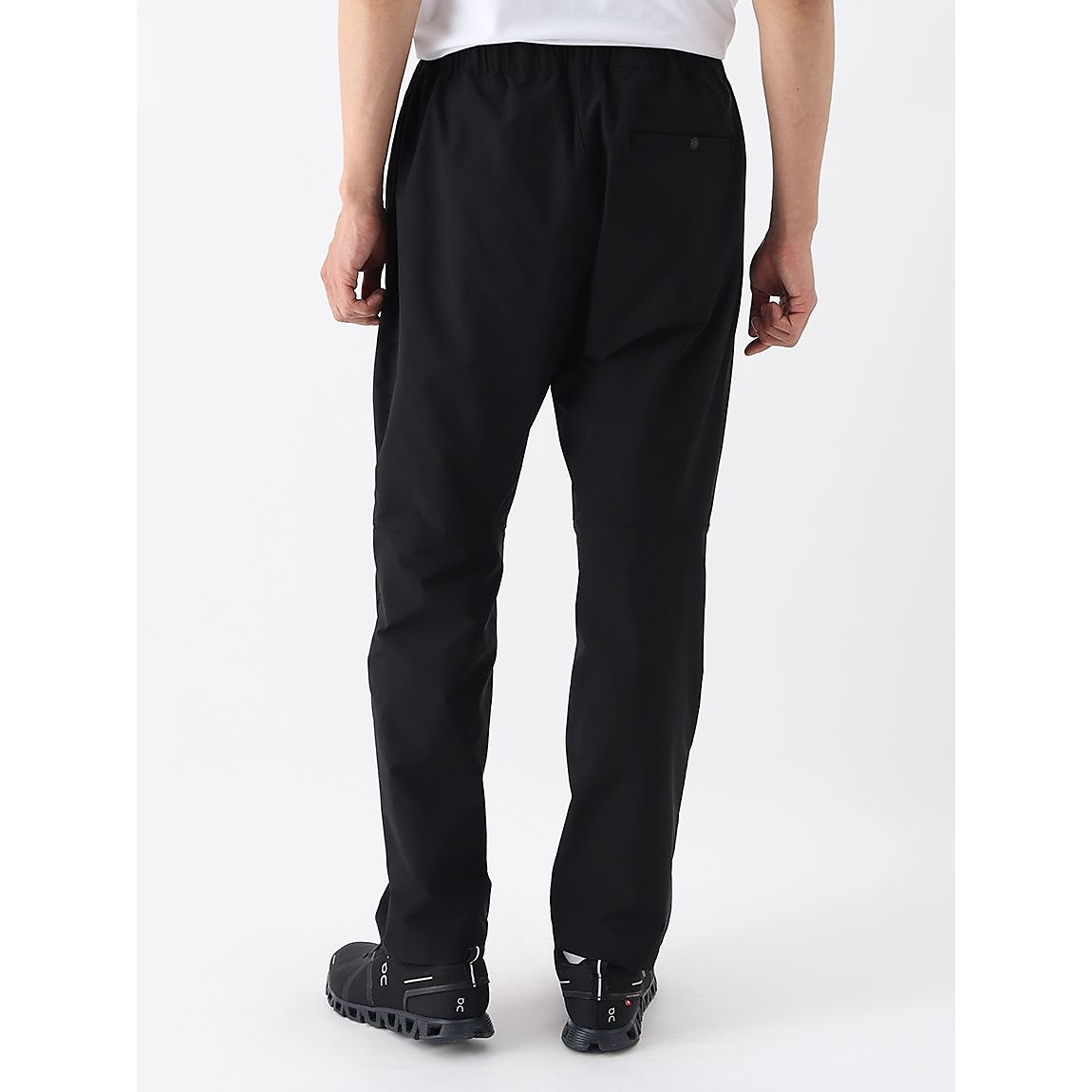 STRETCH CLOTH PANTS XL BLACK