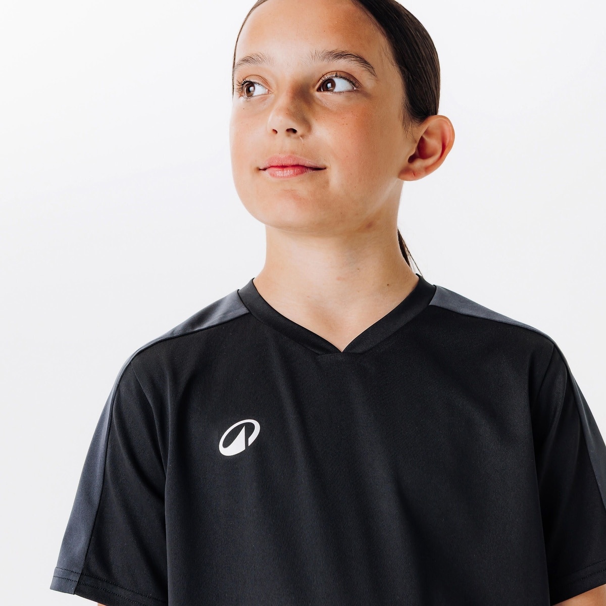キッズ サッカー用半袖Tシャツ ESSENTIAL BLK