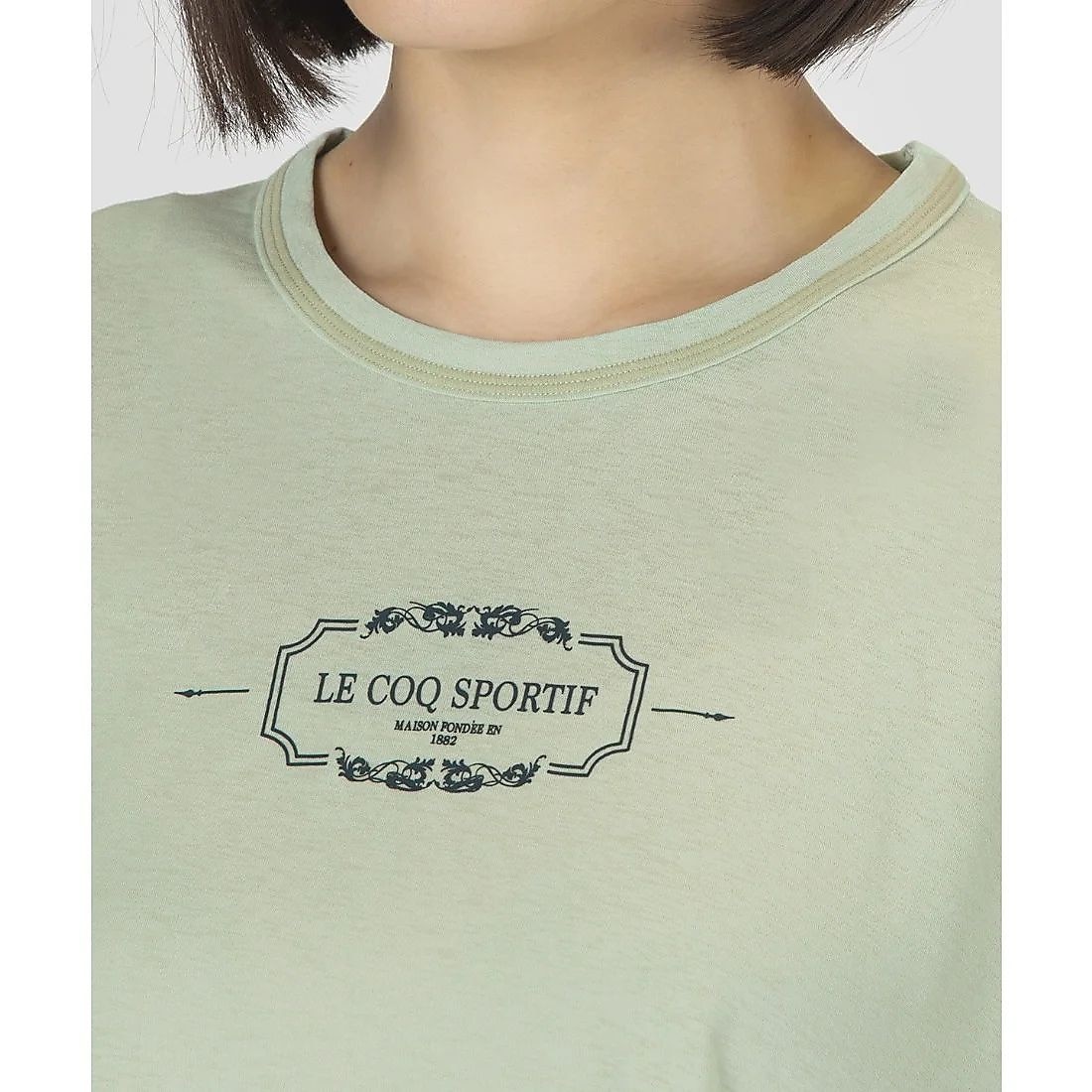 シアーニット長袖Tシャツ