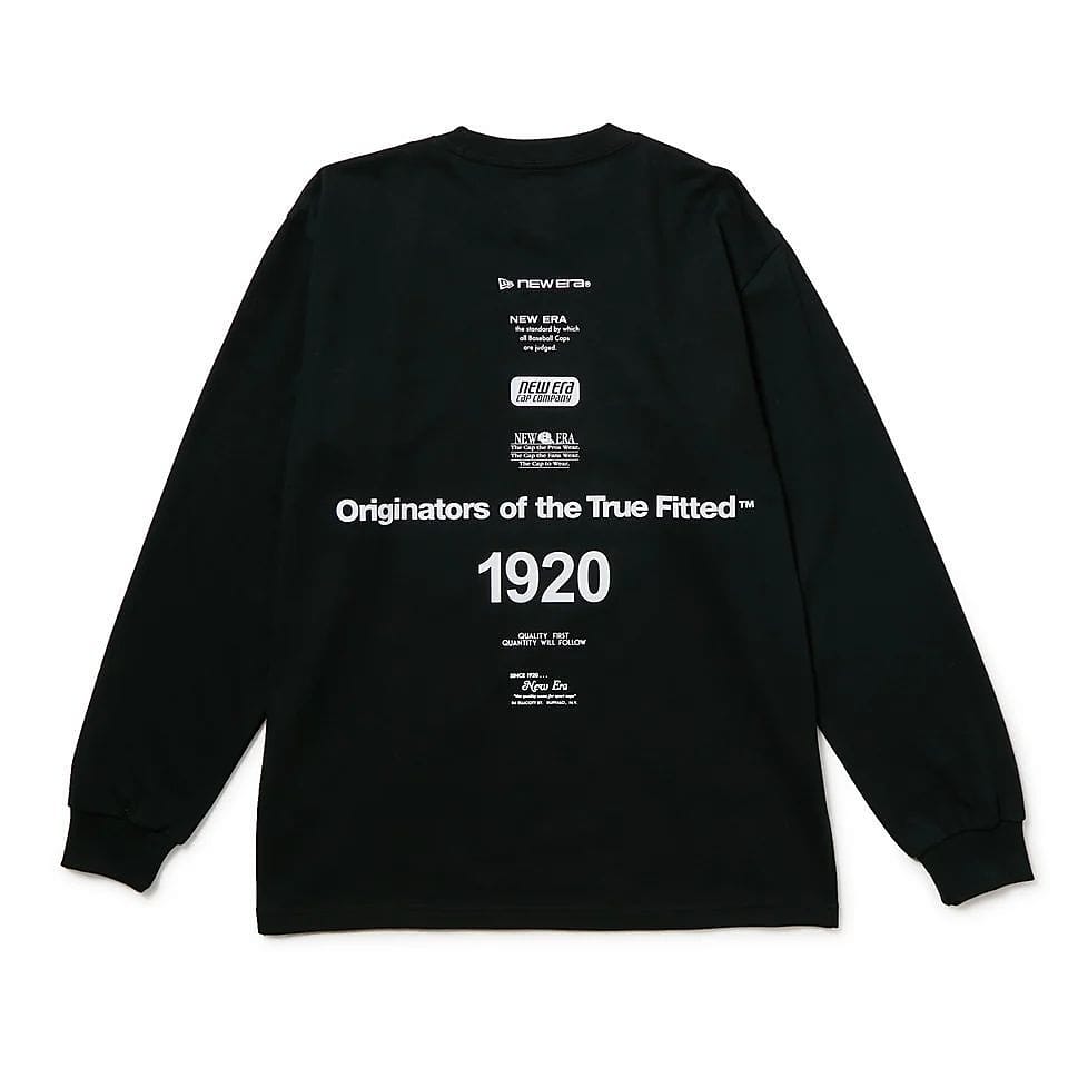LS PF TEE LOGO BLK