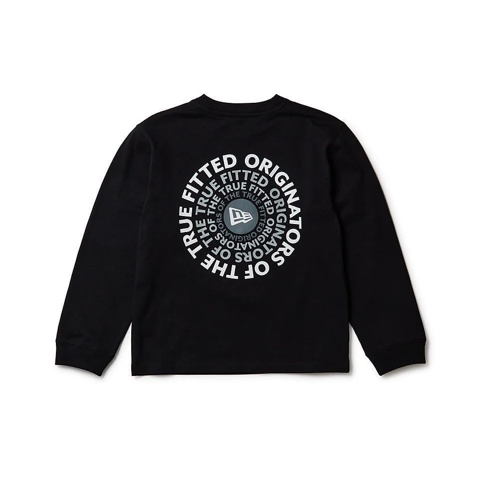 YTH LS CT TEE BLK