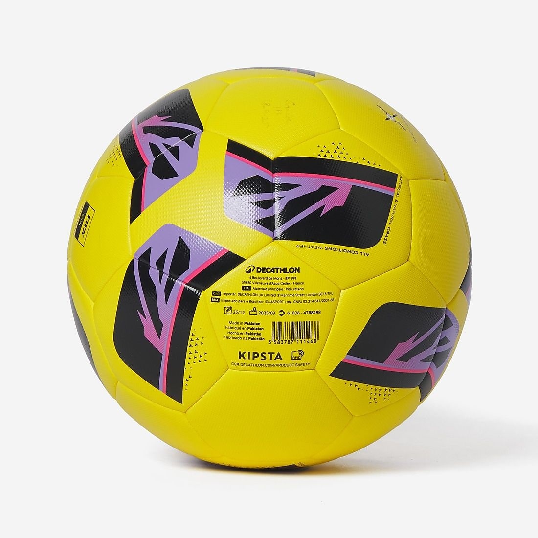 サッカーボール 5号 FIFA Basic Club Hybrid YEL