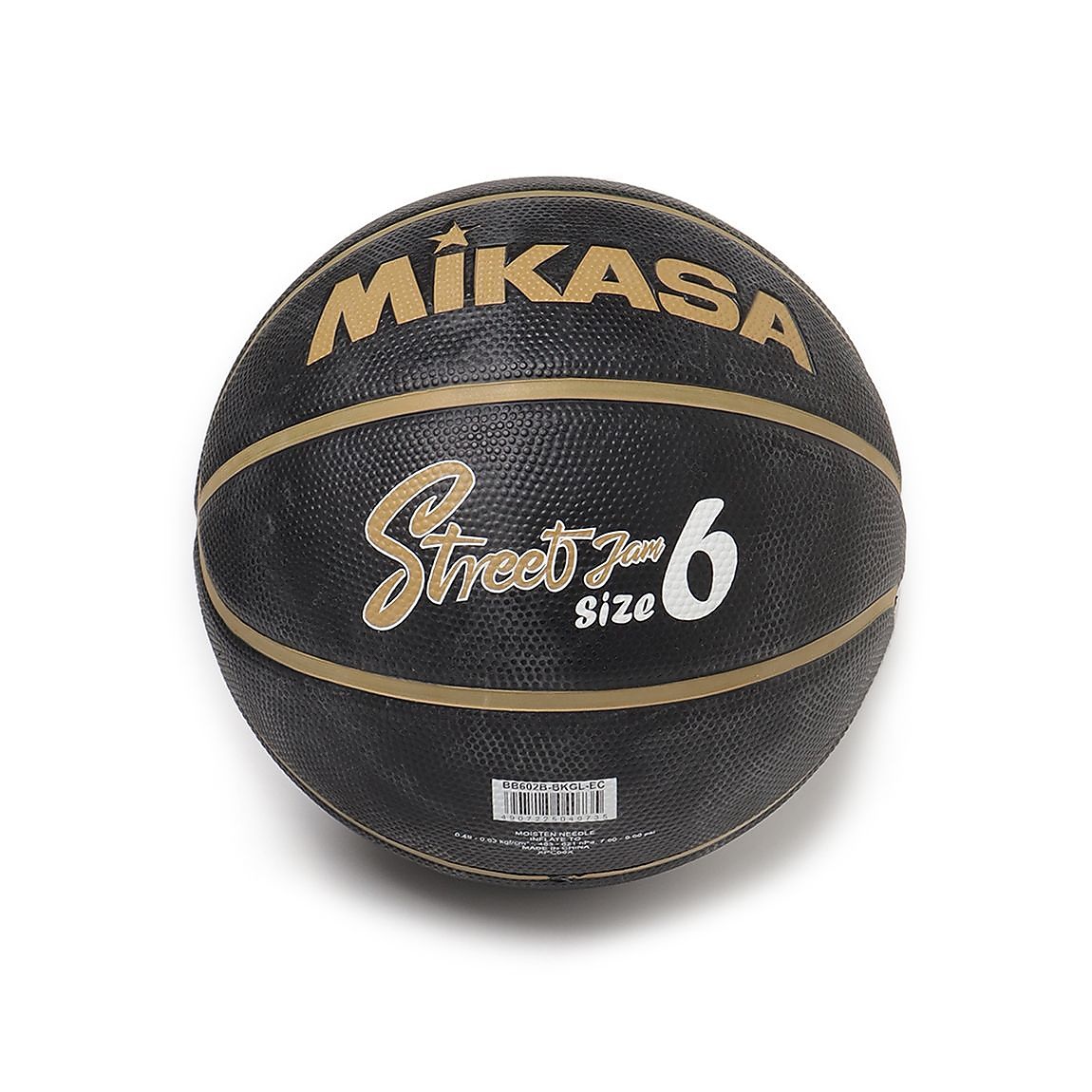 バスケット6号 ラバー 黒金