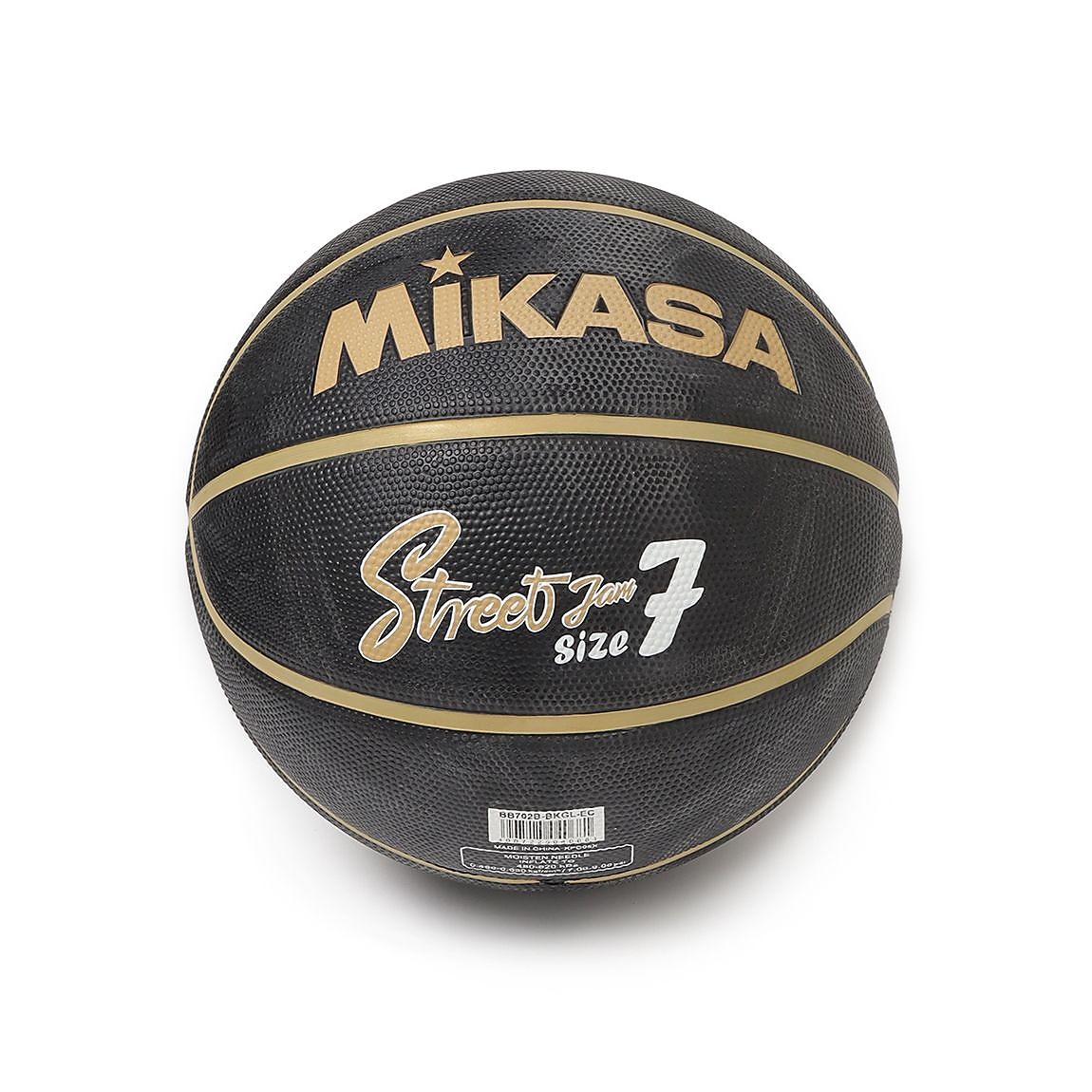 バスケット7号 ラバー 黒金