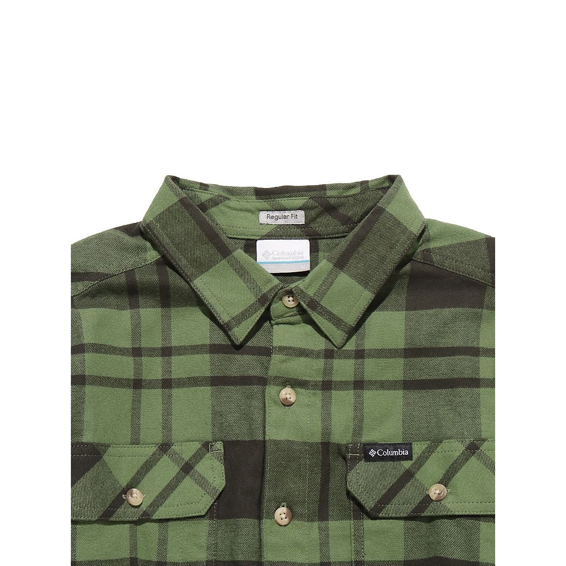 フレアガンストレッチフランネルシャツ