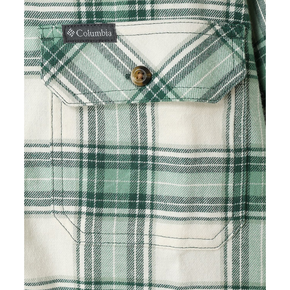 フレアガンストレッチフランネルシャツ