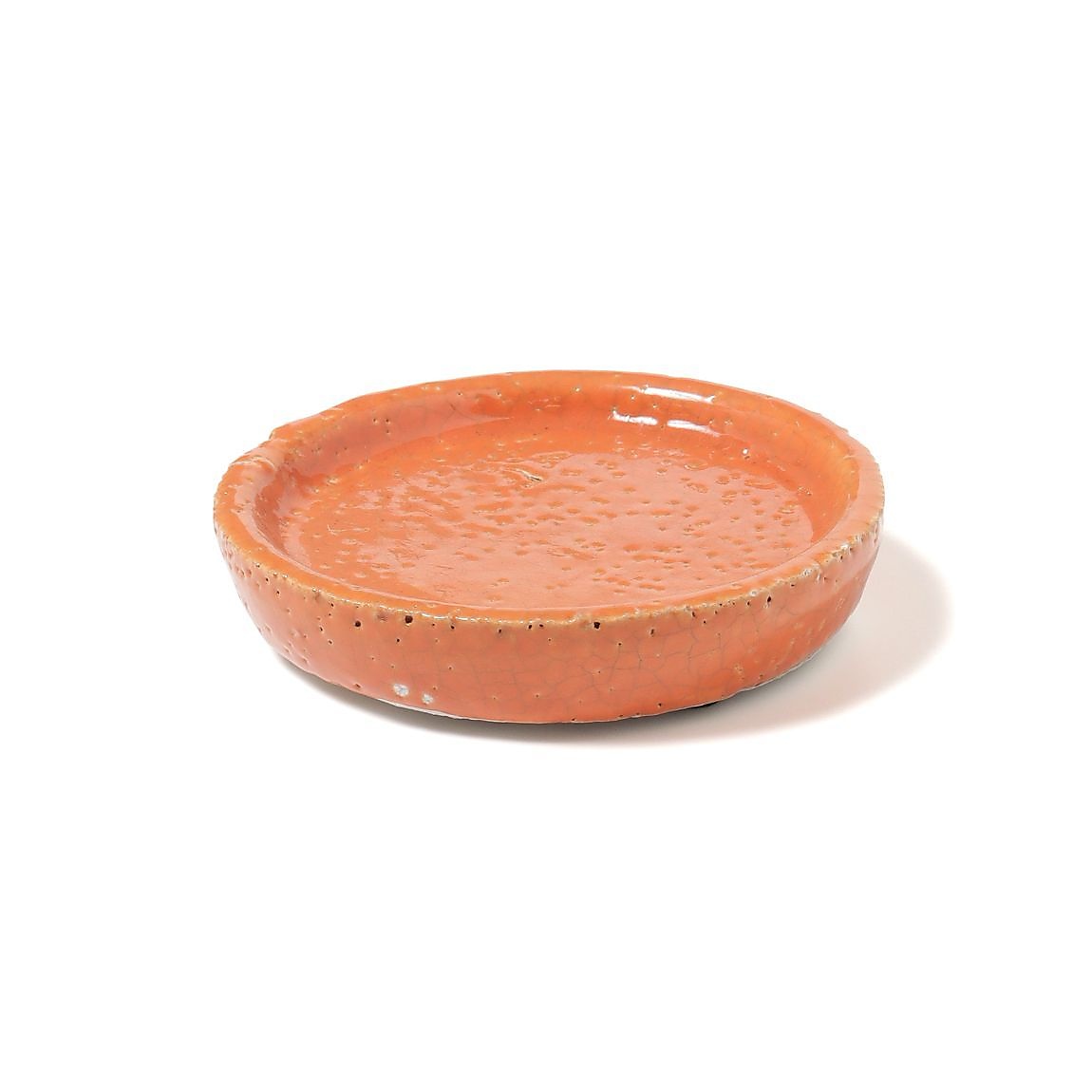 COLOR GLAZED POT ORANGE (カラー グレーズド ポット) S