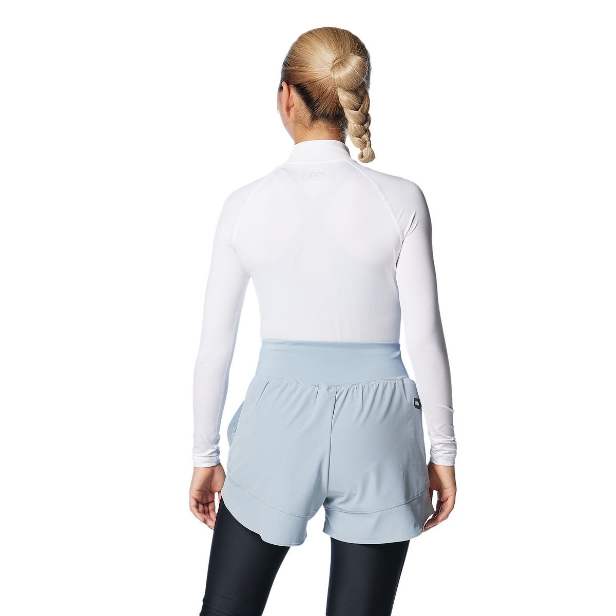 UA HEATGEAR COMPRESSION LONG SLEEVE MOCK NECK SHIRT