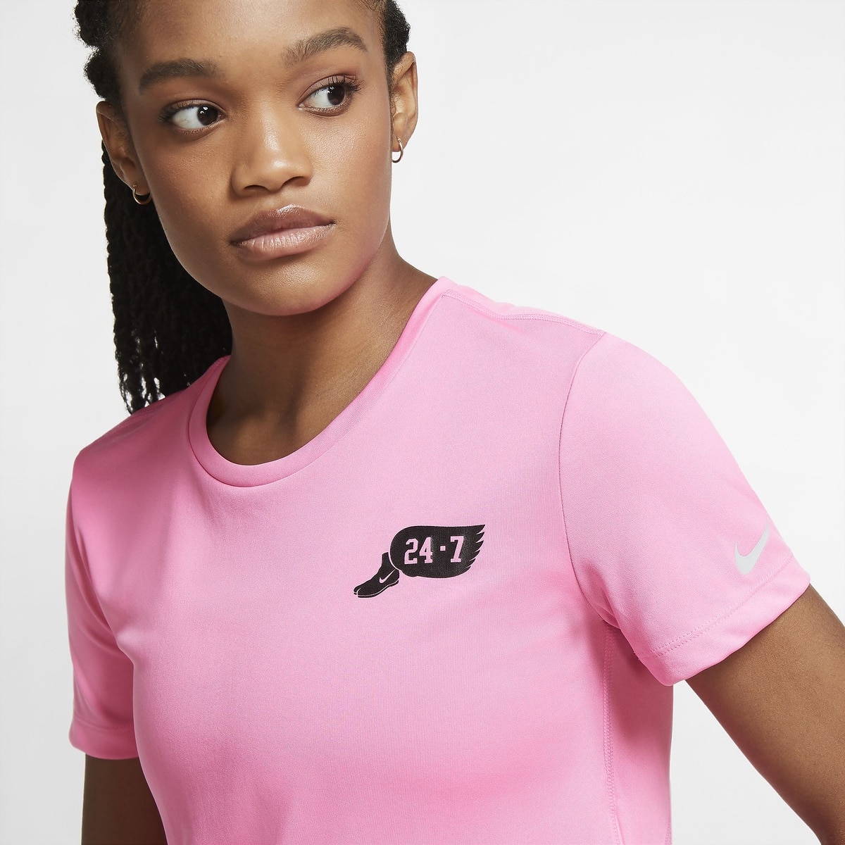 ナイキ ウィメンズ GEL DRI-FIT マイラー S/S トップ