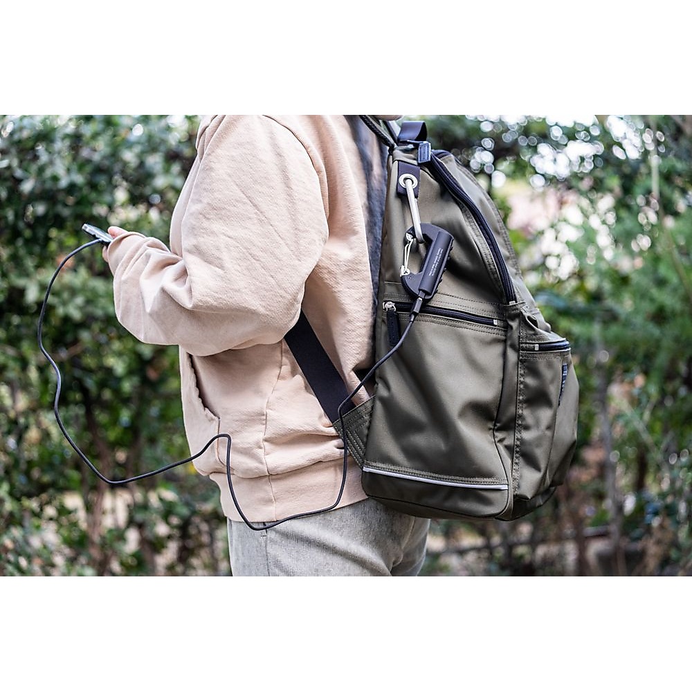 CARABINER BATTERY DOUBLE OLIVE