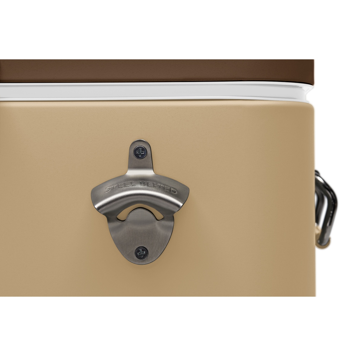 54QTスチールベルトクーラー(バターナッツ)