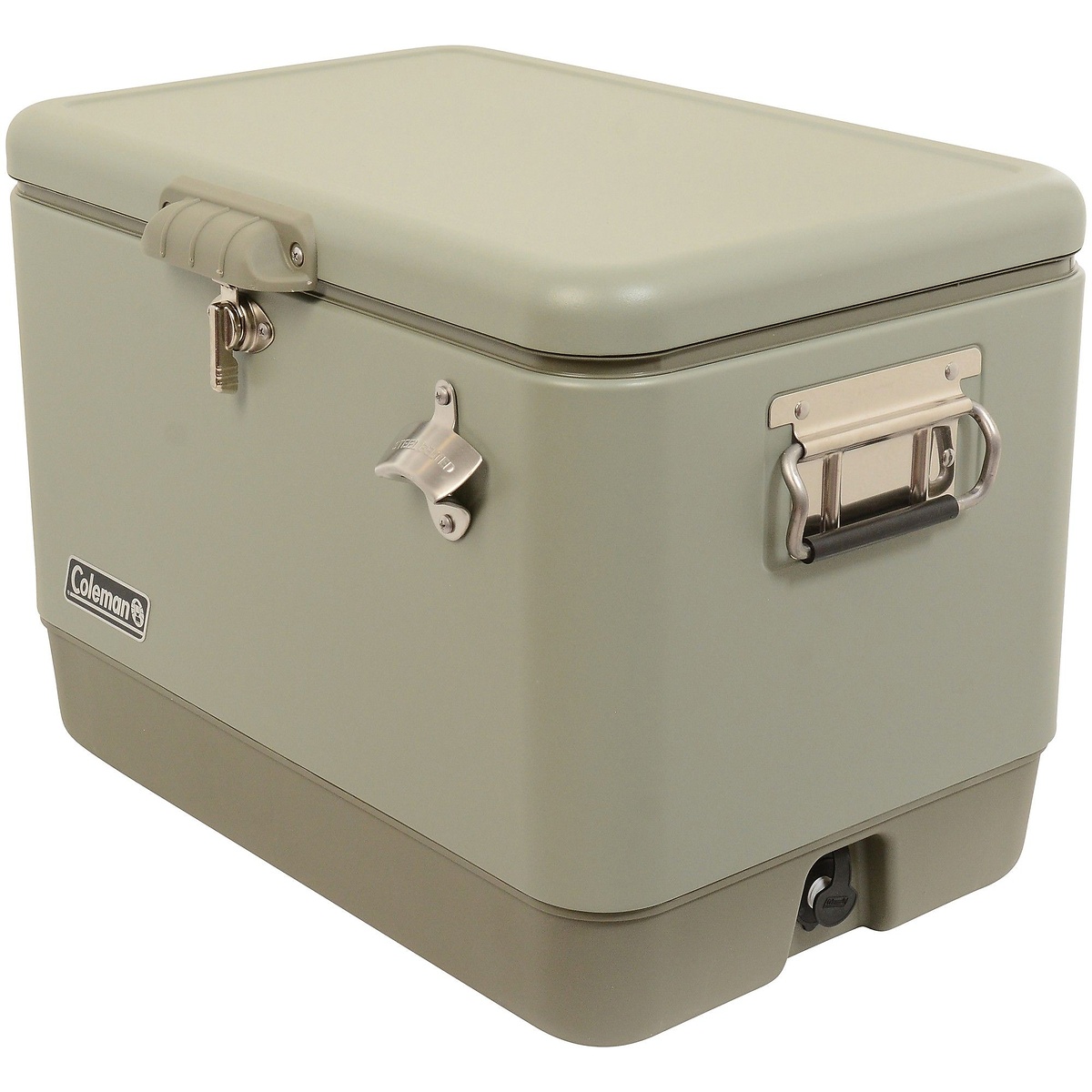 54QTスチールベルトクーラー(セージ)