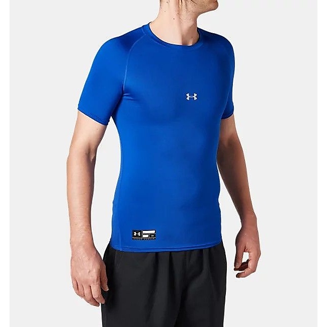 UA HEATGEAR ARMOUR COMPRESSION SHORT SLEEVE CREW NECK SHIRT