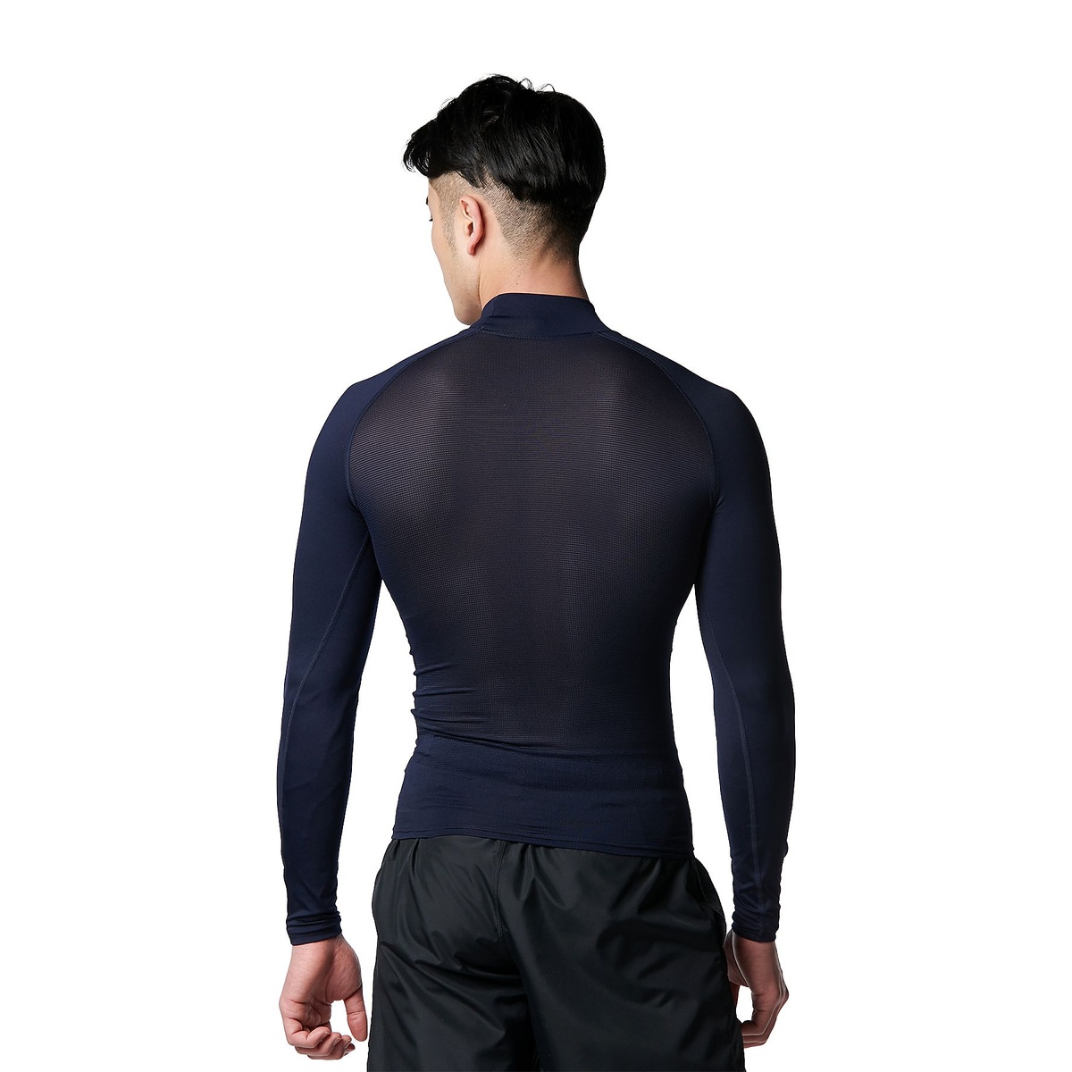 UA HEATGEAR ARMOUR COMPRESSION LONG SLEEVE MOCK NECK SHIRT