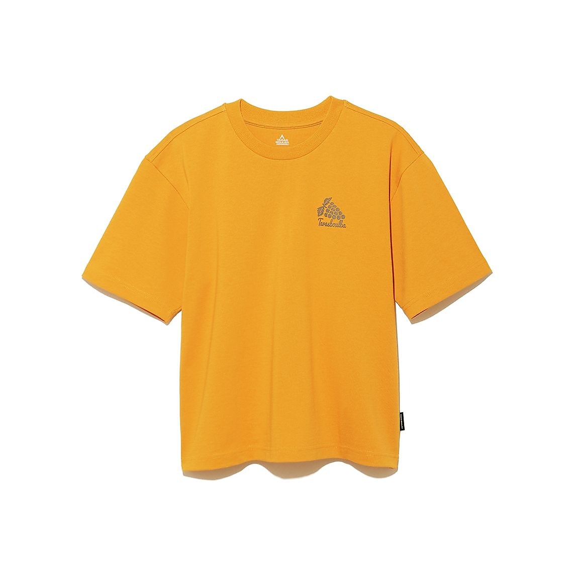 レディース ヘビーコットンプリントTシャツ（ワイン）