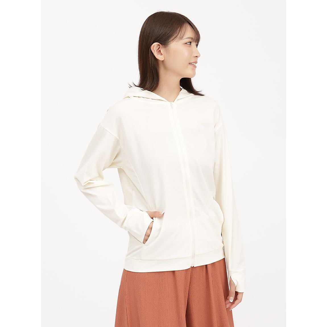 PWYAQA防蚊パーカー　レディース(WT)