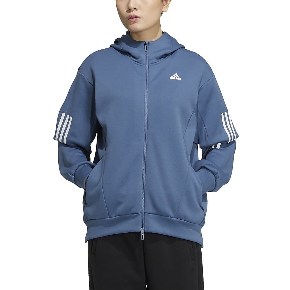 24/7 フリーススウェット フルジップパーカー / W 24/7 FREECE FULL-ZIP HOODIE