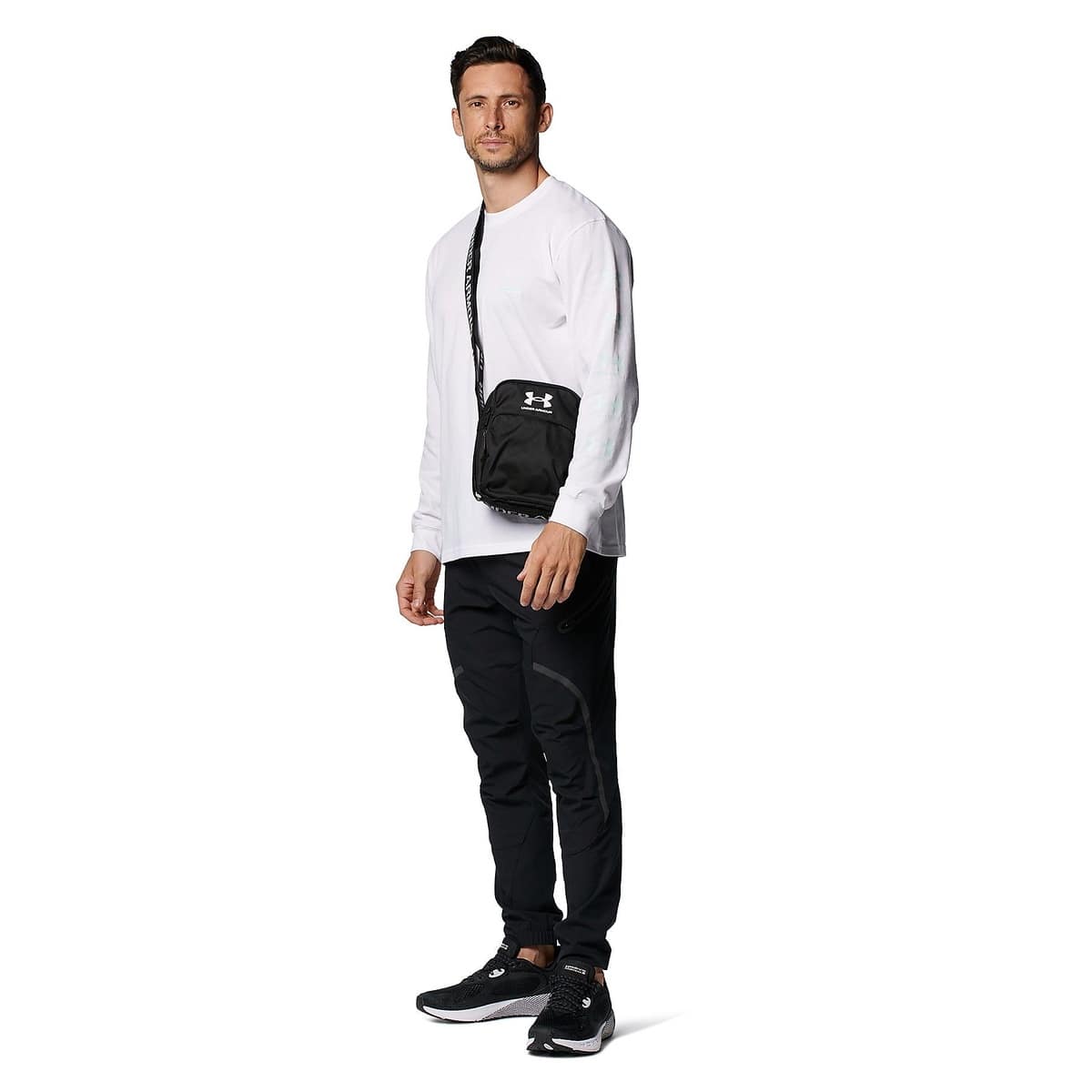 UA HEAVY WEIGHT CHARGED COTTON LONG SLEEVE SYMBOL T-SHIRT