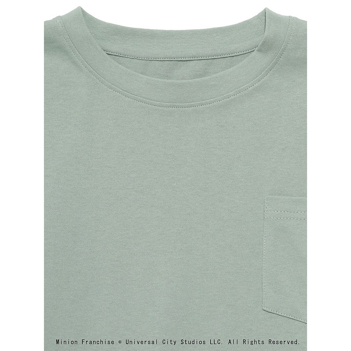 ジュニア 制菌ロングTシャツミニオン(ファイヤー)