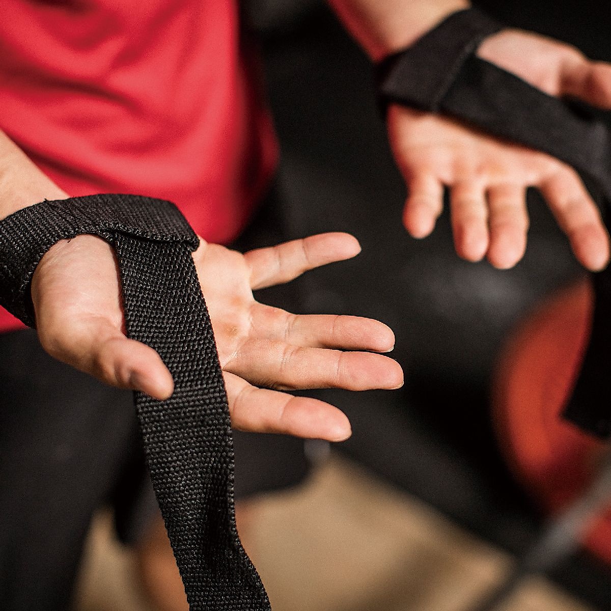 パッテッドコットン　リフティングストラップ　男女兼用