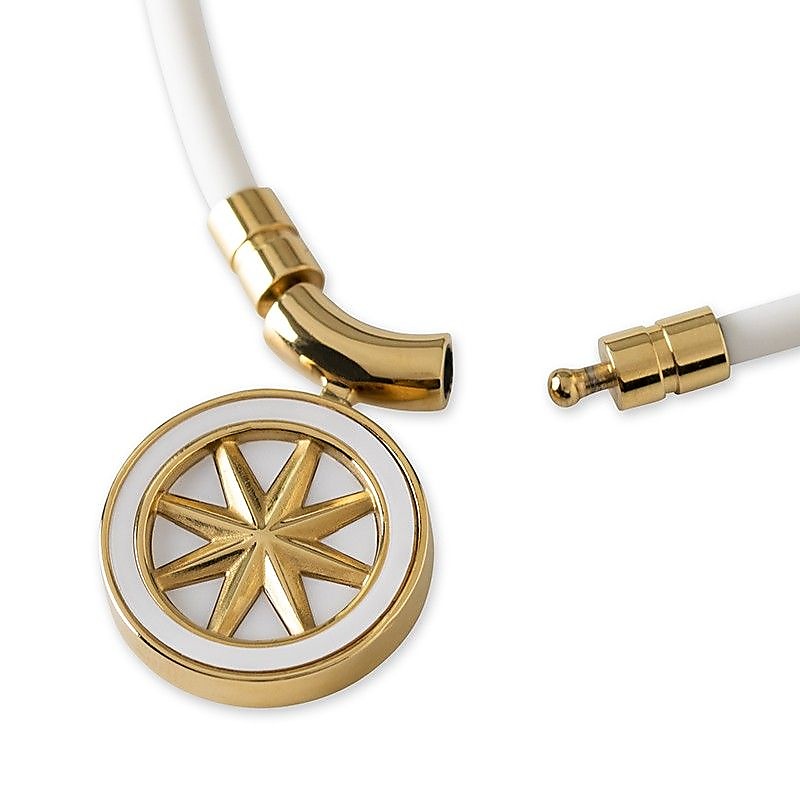 EARTH MINI WHITE×GOLD 43CM