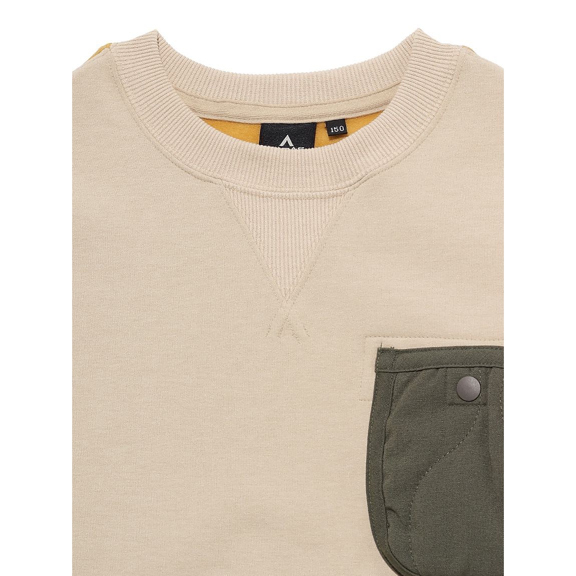 ジュニア ドライミックス 裏起毛クルーネック