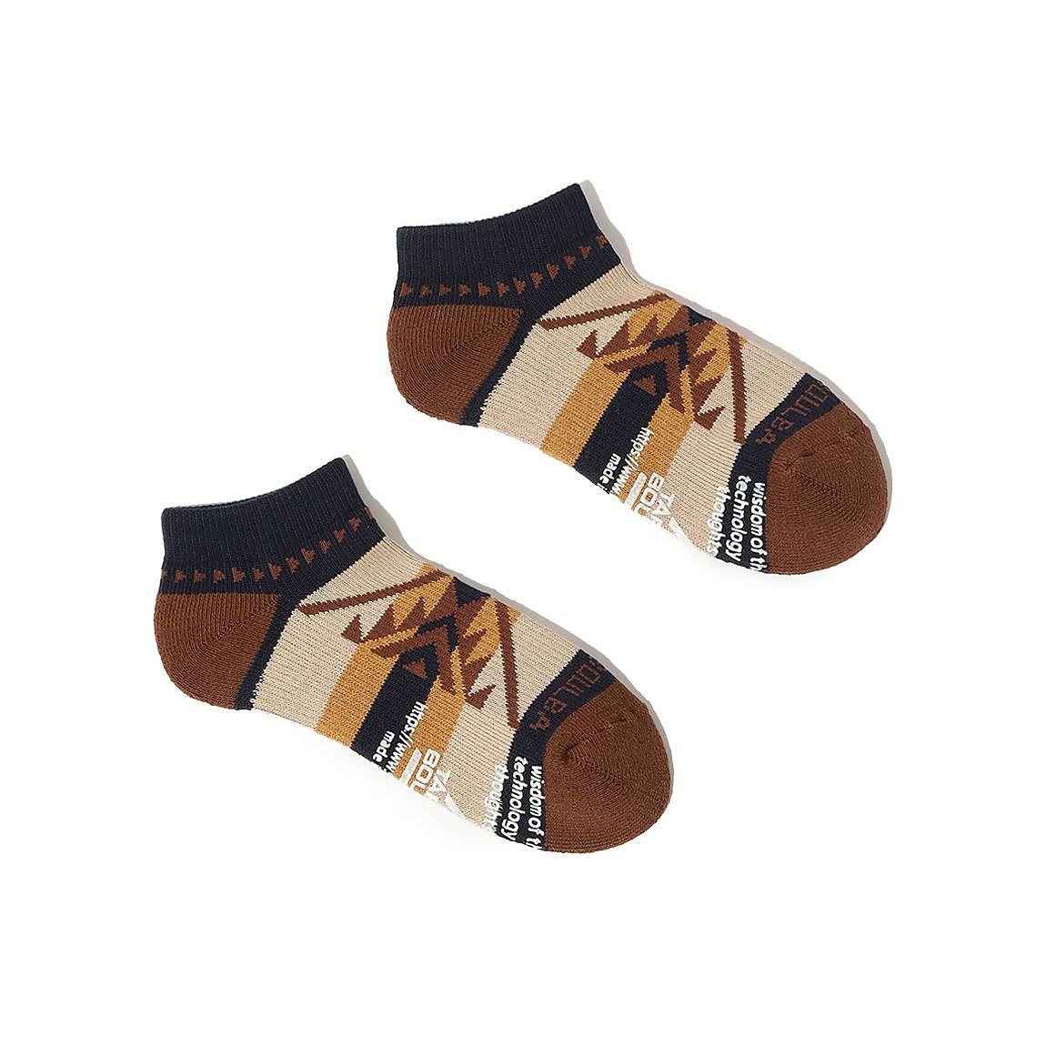レディース ローゲージアンクルソックス（ネイティブ柄）