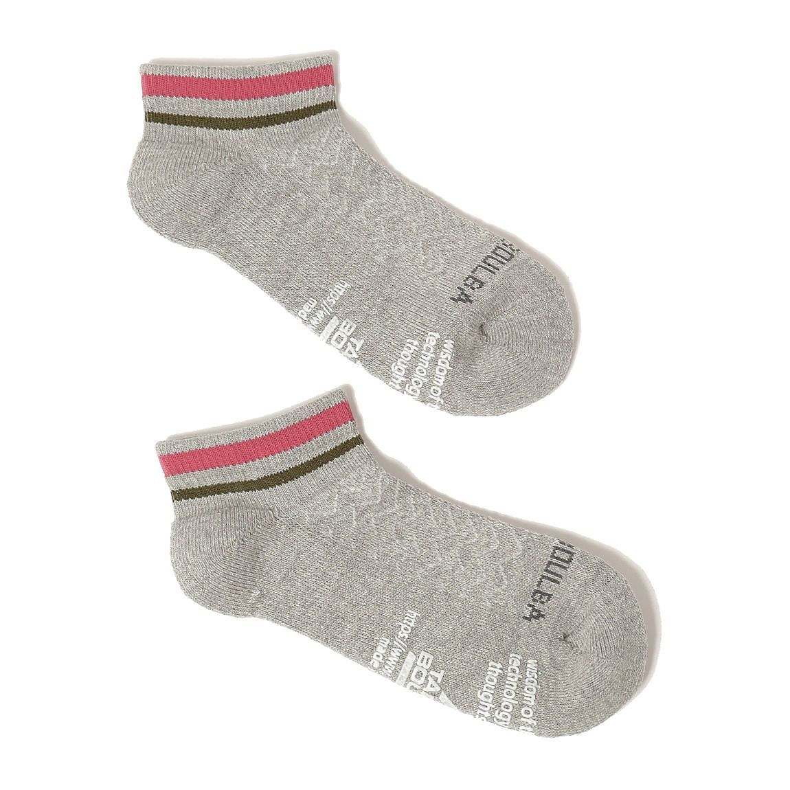 レディース ローゲージアンクルソックス（ライン）