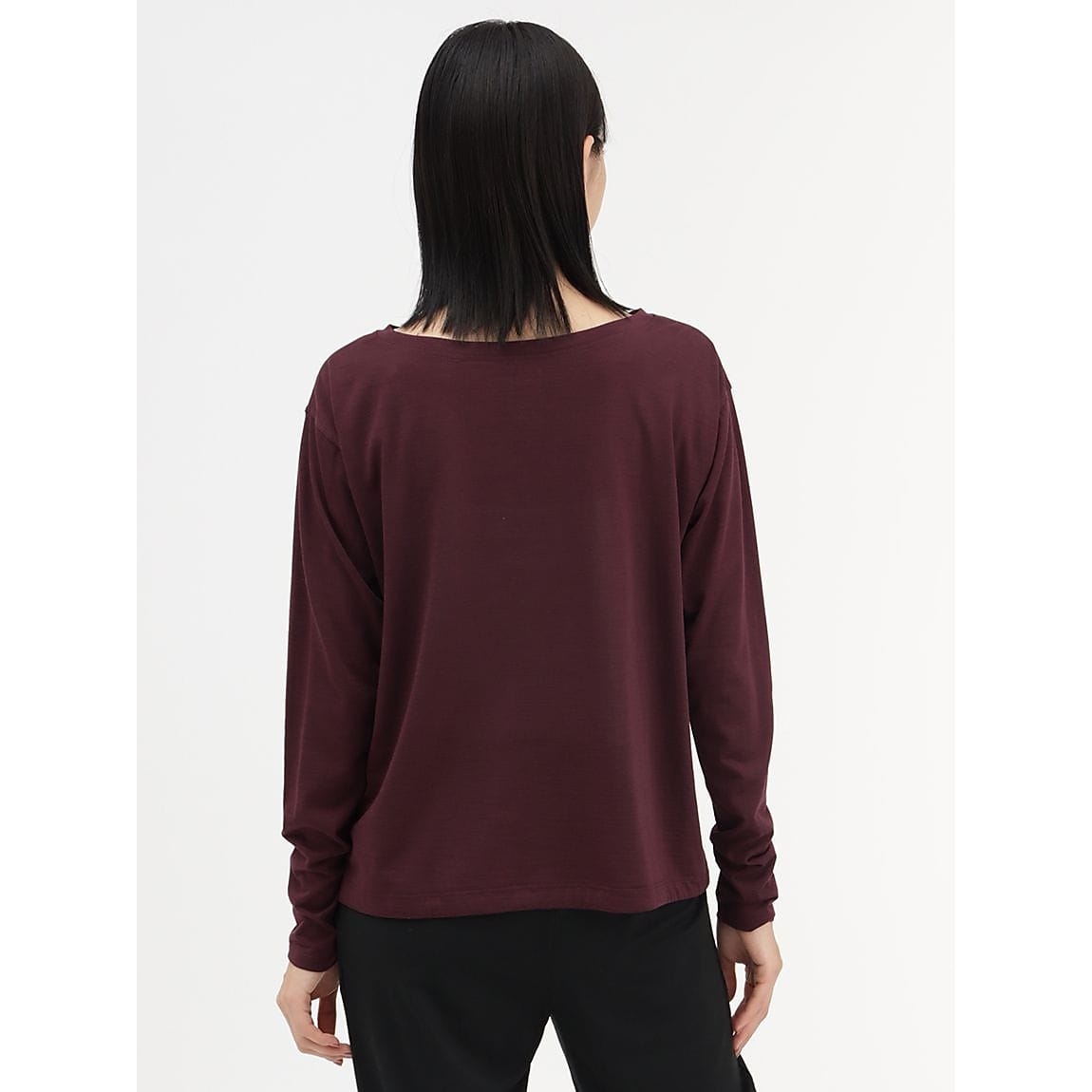 W DRAWSTRING LONG SLEEVE LS