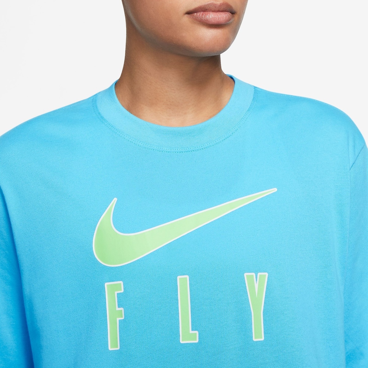 AS W NK DF TEE SWOOSH FLY BOXY