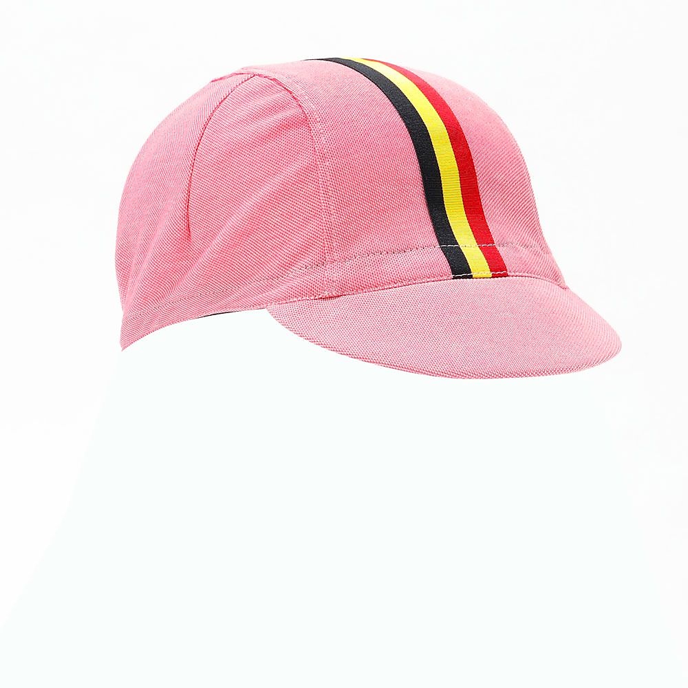 サイクルキャップ ベルギーライン 鹿の子 メランジピンク