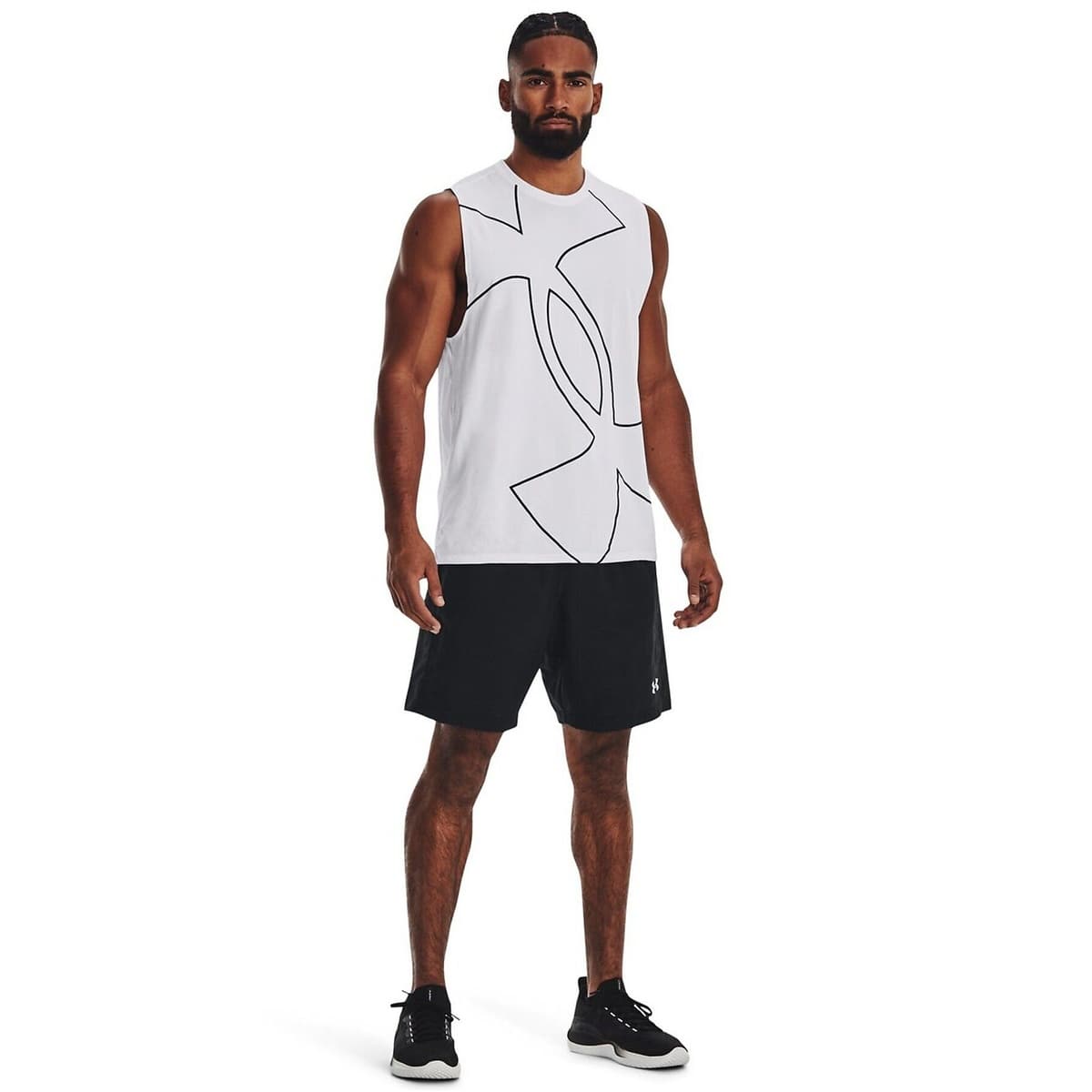UA TECH SLEEVELESS T-SHIRTS GRAPHIC