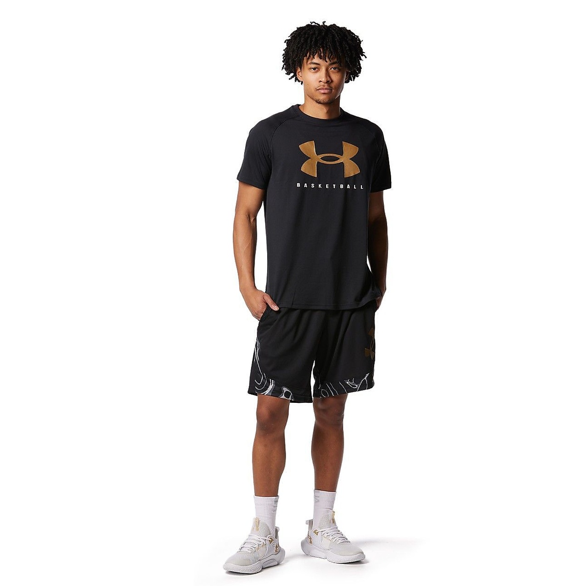 UA BASELINE PRINTED SHORTS