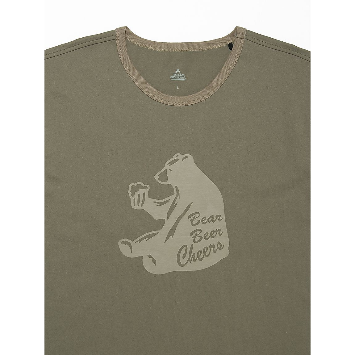 レディース コットン天竺 プリントＴシャツ（クマ）