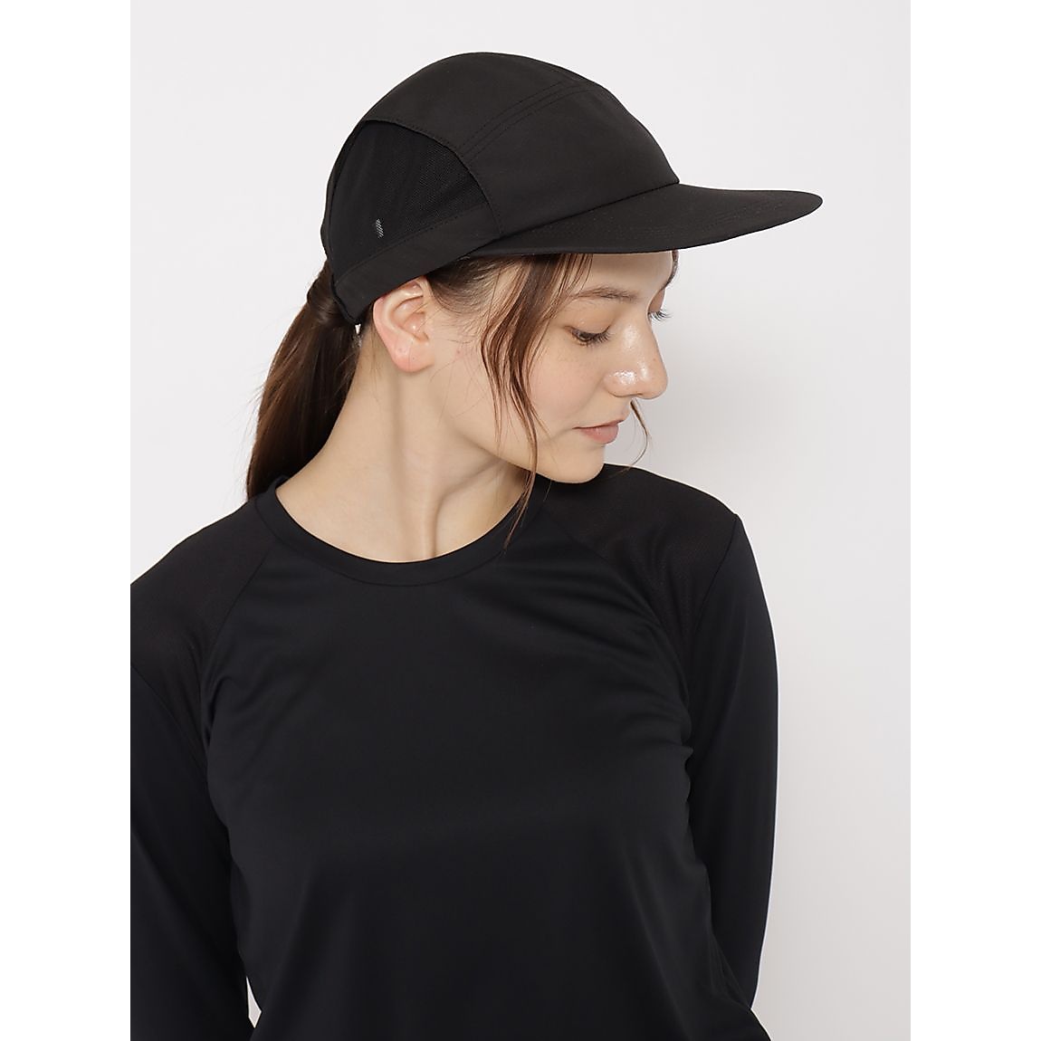 for RUN メッシュドライ 5パネルキャップ